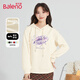 班尼路（Baleno）套頭連帽衛(wèi)衣女2025年春秋季薄款寬松休閑小個子外套上衣
