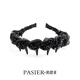 鉑思亞巴黎王妃系列發(fā)箍女新款外出輕奢發(fā)卡氣質(zhì)小香風手工串珠頭箍發(fā)飾 【星辰】升級版更蓬松造型禮盒裝