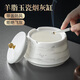 不拙茶具配件茶臺茶桌擺件男士煙灰缸 白瓷水墨青山煙灰缸