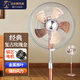 遠東 落地扇電風(fēng)扇復(fù)古風(fēng)扇家用商用立式風(fēng)扇大風(fēng)量不銹鋼葉搖頭 14寸不銹鋼扇葉玫瑰金-純銅電機+四檔調(diào)速