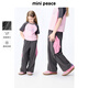 MiniPeace太平鳥童裝夏新女童休閑長褲FBGBF2116 極致灰 150cm