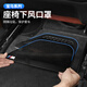 元族適用寶馬5系3系6gt/X1X7X5X4X3車內(nèi)用品后排座椅空調(diào)出風口保護罩 18-23款5系黑色不銹鋼
