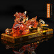 清弗高檔琉璃貔貅汽車(chē)擺件中控臺(tái)男士車(chē)載擺件車(chē)內(nèi)裝飾品香薰儀表臺(tái) 【琉璃貔貅】琥珀色