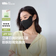 beneunder口罩立體防曬口罩日拋便攜運動(dòng)透氣口罩顯臉小UV339 漫暮黑（x7） M碼