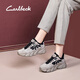 Carl Beck品牌韓版老爹鞋女2025春秋新款女鞋百搭厚底運(yùn)動休閑鞋女軟底單鞋 灰色 單里 34
