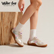 Walker Shop奧卡索運(yùn)動(dòng)板鞋女復(fù)古運(yùn)動(dòng)德訓(xùn)鞋女青年戶(hù)外百搭平底運(yùn)動(dòng)板鞋女 粉色 37
