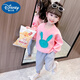 迪士尼（Disney）女童套裝春秋季2025新款洋氣時(shí)髦衣服春裝女寶寶兒童衣服 粉色 套裝 正碼正拍 90 cm