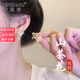夢(mèng)黛麗MENGDAILI純銀山茶花耳釘女小眾耳環(huán)2025新款爆款耳飾禮物送女友 山茶花耳釘【鑲嵌南洋母貝】