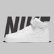 耐克（NIKE）【潮】Nike AF1女鞋新款高幫經(jīng)典空軍一號輕便耐磨運動(dòng)休閑板鞋 DH2933-111（純白） 36