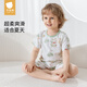 貝肽斯兒童睡衣夏季薄款純棉2025新款男童女童家居服套裝冰絲涼感