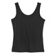 灰殼美利奴羊毛速干衣女背心戶(hù)外運動(dòng)透氣干爽打底無(wú)袖T恤 黑色 -15.5μm XL -推薦體重125-140斤
