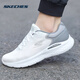 斯凱奇（Skechers）男鞋夏季2025新款減震輕便運動鞋防滑軟底跑步鞋網(wǎng)面透氣休閑鞋 220898-WGY /白色 41