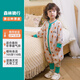 呼西貝兒童睡袋 嬰幼兒連體分腿睡衣 寶寶無(wú)骨家居服春秋保暖防踢被 春秋貝暖棉 森林騎行 100碼適合身高93-103cm