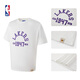 NBA 洛杉磯湖人球場(chǎng)生活系列T恤 男女同款籃球運動(dòng)休閑T恤 騰訊體育 2XL