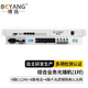 博揚(yáng)多功能綜合業(yè)務(wù)電話光端機(jī)接入設(shè)備 4路E1+8路電話+4路千兆隔離網(wǎng) 單纖20km 1對BY-4E1-8P4GV-20km