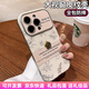 ZRGAE適用于iPhone 16 Pro Max蘋果15promax手機(jī)殼新款大視窗復(fù)古山茶花保護(hù)套鏡頭全包防摔男皮紋女款 茶粉色皮質(zhì)紋理-輕奢質(zhì)感 iPhone 15 Pro