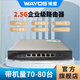 維盟（wayos）1006A千兆2.5G企業(yè)級(jí)商用路由器SD-WAN異地監(jiān)控組網(wǎng)寬帶疊加出租屋pppoe智能流控策略 【帶機(jī)量70-80臺(tái)】2.5G企業(yè)路由器