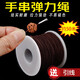 京尋彈力線手串穿珠專(zhuān)用佛珠線手鏈繩金剛星月菩提繩子 1毫米(約50米)
