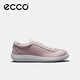 愛步（ECCO）牛皮簡約系帶舒適休閑板鞋 柔酷零點(diǎn)女鞋系列220253 裸粉色 39