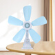 祥瓏夏天學(xué)生宿舍小型夾扇家用大風(fēng)力臥室床上小風(fēng)扇迷你夾掛式電風(fēng)扇 藍色夾扇