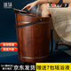 瑤妹泡腳桶自動(dòng)加熱按摩恒溫養生加高泡腳足浴盆進(jìn)口花梨木高深沖浪足療桶送父母女友領(lǐng)導中秋節禮物 花梨木50CM高泡犢鼻穴-養生款
