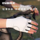 INBIKE騎行手套半指春夏季短指減震自行車公路山地車騎行裝備男女 C203-半指【白色】 M