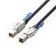 塵土 Mini SAS HD 外置SFF-8644對SFF-8644 12Gbps 服務(wù)器云端存儲用高速線(xiàn) SFF-8644對SFF-8644 3米