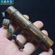 樂喵（LEMIAO）金絲龍血竹實(shí)心竹手把件竹子手把件竹節(jié)男士把玩包漿文玩玉竹把件 福字款  A21-102
