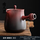 鳳陶凰（FENG TAO  HUANG）圍爐煮茶可干燒罐罐壺大容量側(cè)把陶壺家用電陶爐煮茶壺明火烤奶茶 【大容量】盛意-罐罐壺（窯變紅 901mL(含)-1L(含)