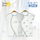 翹腳鴨（Tiptoe Duck） 嬰兒衣服新生兒夏季薄款連體衣寶寶睡衣貼身內(nèi)衣 小兔兔2件 59cm