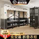 簡(jiǎn)易衣柜臥室家用衣柜出租屋衣柜鋼架結構免安裝折疊一體布衣柜 暢想【一體加粗框架】 100*50*170cm【免安裝】