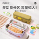 彌鹿（MiDeer）筆袋大容量畫筆收納盒小學(xué)生鉛筆繪畫文具盒一二三年級 多功能筆袋-春野森森