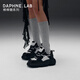 DAPHNE LAB【低至5折】棒棒糖面包鞋 早秋綁帶大頭厚底鞋增高女鞋 泫雅同款 黑色【明星同款】 39