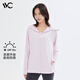 VVC防曬衣女夏季新款皮膚衣冰感速干防曬服戶(hù)外運動(dòng)透氣防紫外線(xiàn)外套 少女粉