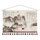 雪玉蘭背景掛毯中國風(fēng)中式水墨山水掛畫(huà)布藝臥室床頭裝飾畫(huà)沙發(fā)背景墻掛 水墨山水8 寬180X高115cm