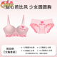 俏蓓依【芭比套裝】聚攏小胸半杯內衣內褲套裝女純欲性感女生12罩杯文胸 芭比粉+內褲【禮盒裝】 70A 32BC甜心芭比風(fēng)/少女圓圓胸