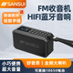山水（SANSUI）山水 F62無(wú)線(xiàn)藍牙音箱 小型便攜式低音炮大功率插卡播放器老人晨練音響FM迷你收音機聽(tīng)戲 經(jīng)典黑+硅膠提手