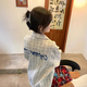 衣然呈品國潮小香風(fēng)外套女春秋2025新款設(shè)計感小眾百搭刺繡格子上衣夾克女 杏色 M 【建議105-120斤】