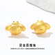 鑫誠盛黃金惡魔小兔子轉運珠3D硬金999足金生肖兔串珠甜美可愛(ài)女款手鏈 單個(gè)惡魔小兔子約0.90g不含繩