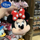 Disney上海國內代購朱迪維尼唐老鴨史迪奇卡通毛絨包掛卡包 米妮零錢(qián)包