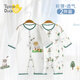 翹腳鴨 嬰兒衣服夏季新生兒連體衣薄款空調(diào)爬服滿月寶寶內(nèi)衣純棉剛出生 熊博士組合【夏季款】 90cm （建議12-15個(gè)月）