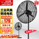鉆石牌（DIAMOND）工業(yè)風(fēng)扇大風(fēng)力電風(fēng)扇牛角扇大功率風(fēng)扇工廠(chǎng)車(chē)間商用立式落地大風(fēng)扇工業(yè)壁扇吹除甲醛 FS-50 工業(yè)落地扇（銅線(xiàn)電機）