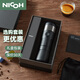 NICOH 意式便攜咖啡機膠囊充電電動(dòng)全自動(dòng)車(chē)載加熱高壓萃取濃縮特濃小型迷你車(chē)家兩用辦公室戶(hù)外旅行杯 B90 N版+粉盒型+D版+車(chē)載加熱功能 槍黑色 奶泡機+磨豆器(鋼色）
