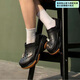 卡駱馳（crocs）貝殼泡芙Clog涼鞋男女鞋厚底洞洞鞋涼拖拖鞋 210061-0WS M5W7