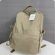 LULULAM LULU露露lemon背包lulu new crew backpack瑜伽健身包雙肩旅行包 卡其色