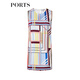 PORTS寶姿女裝新款無袖連衣裙LM8D177MFY002 CREAM PRINT M