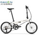 大行（DAHON）折疊自行車20英寸18速男女式公路折疊車KAC083 白色