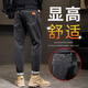 凡品丹尼（FANPINDANNI）男士休閑牛仔褲春秋季九分男裝2025新款寬松直筒男生長(cháng)褲子 F791黑灰 36