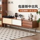 維莎全實(shí)木電視柜包豪斯中古風(fēng)儲(chǔ)物地柜家用客廳電視機(jī)柜 2.2電視柜(2200*400*500mm)