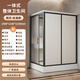 流星島一體式整體淋浴房衛生間集成簡(jiǎn)易浴室洗澡間淋浴沐浴 140*110*210側門(mén)無(wú)馬桶無(wú)蹲坑